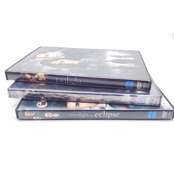 Twilight Saga DVDs Twilight Breaking Dawn (NEW) Eclipse DVD Lot Set Of 3 Movies - Picture 1 of 7